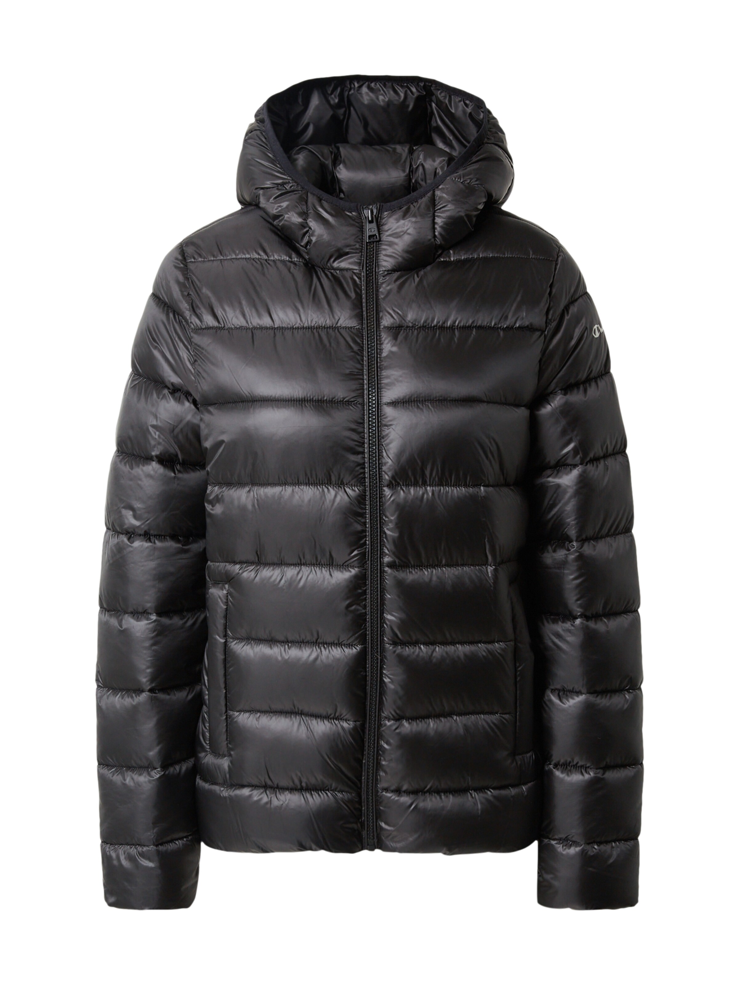 Champion Authentic Athletic Apparel Jacke in Schwarz: Vorderseite