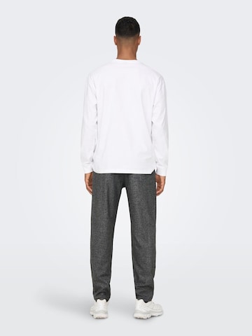 Only & Sons - Tapered Pantalón plisado 'LEO' en gris