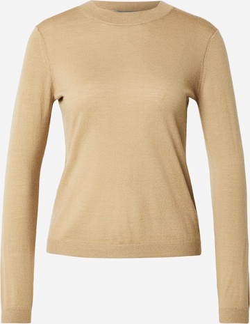 Pull-over 'PENSILE' MM by Max Mara en beige : devant
