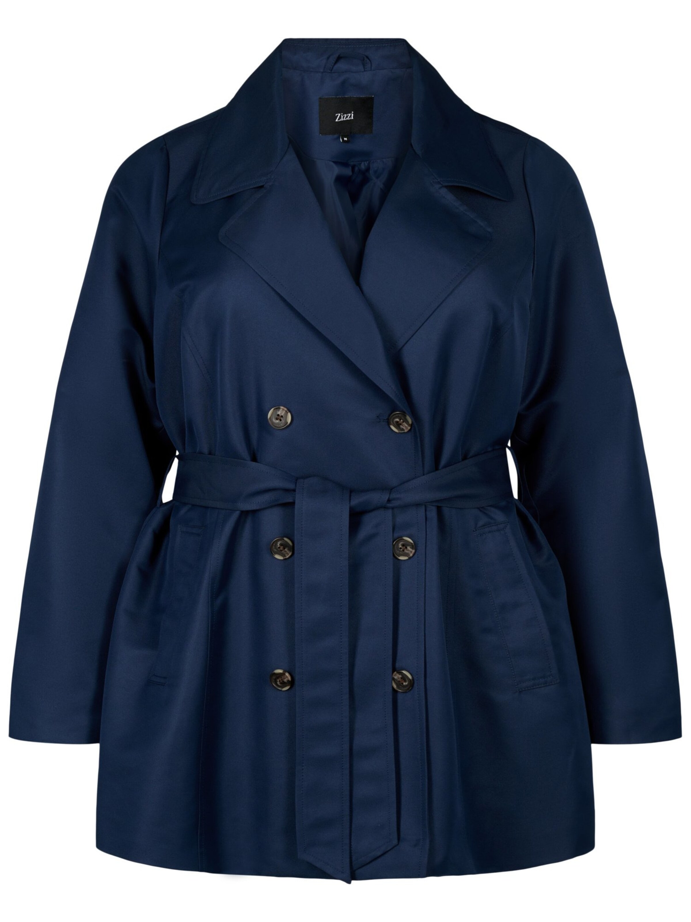 Zizzi Overgangsfrakke 'CASELIN' i blå: forside