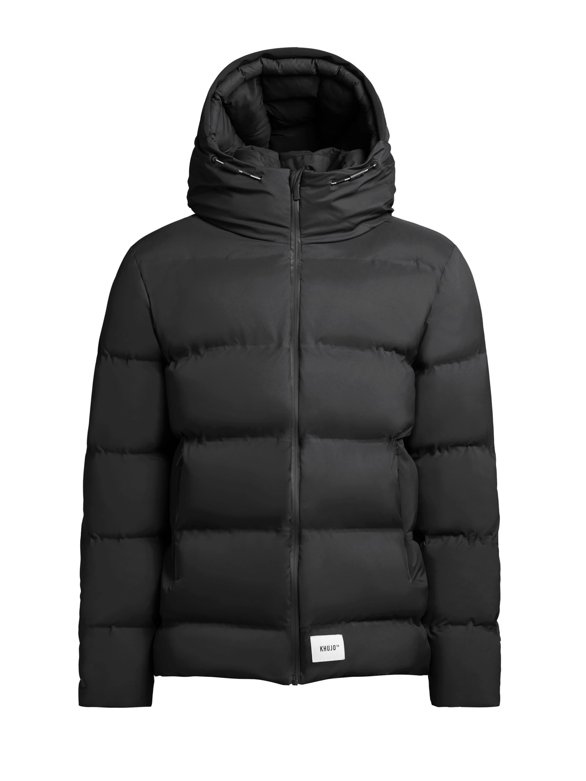 Veste d’hiver 'Silas2' khujo en noir : devant