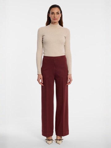 Ana Alcazar Regular Trousers 'Elaya' in Red: front