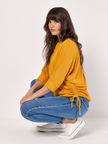 Sweat-shirt Apricot en jaune