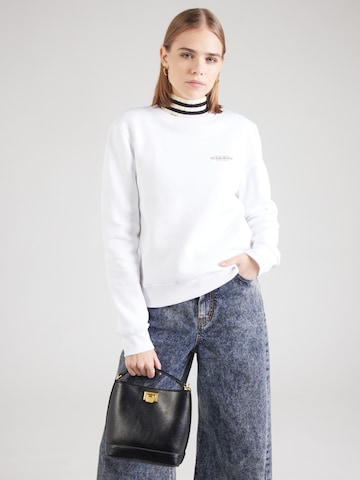 GUESS JEANS Свитшот в Белый: спереди