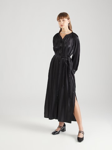 Robe-chemise 'Christelle' SELECTED FEMME en noir : devant