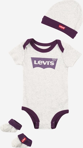 Levi's Kids Set in Grey: front