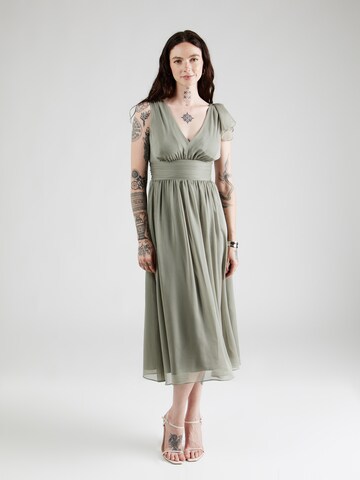 SWING - Vestido de gala en verde: frente