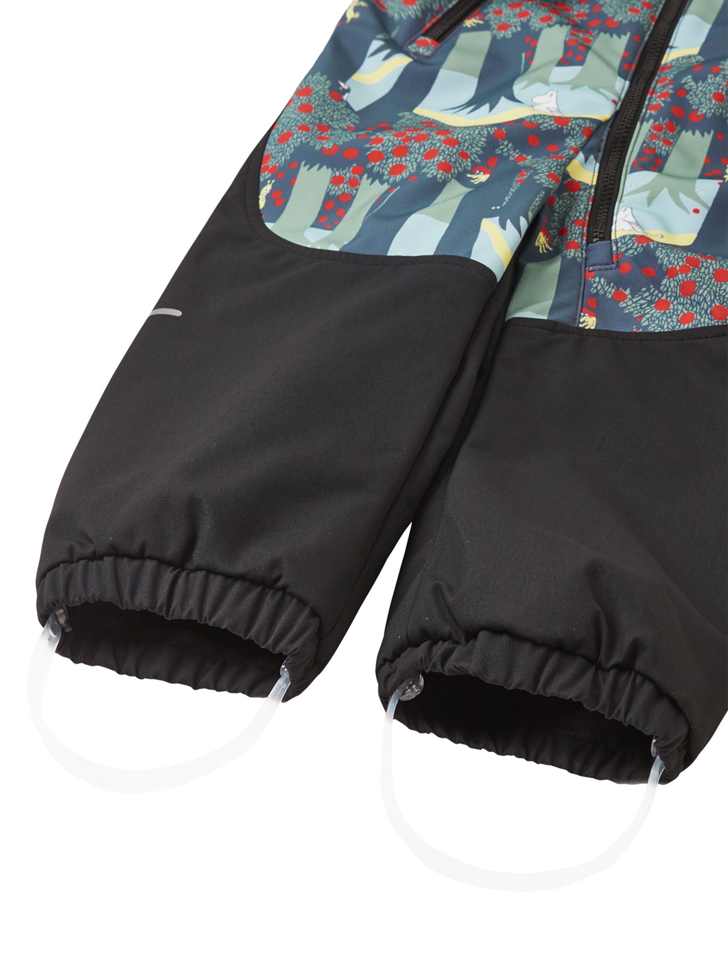 Reima - Regular Fit Fato funcional 'Moomin Mjosa' em preto