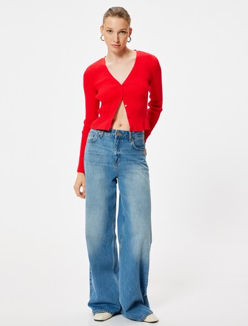 Koton Knit cardigan in Red