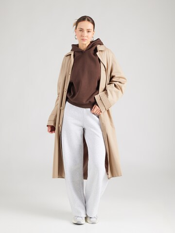 Bluză de molton de la Tally Weijl pe maro