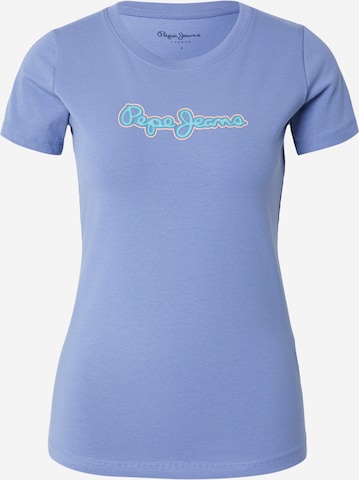 Pepe Jeans - Camisa em azul: frente