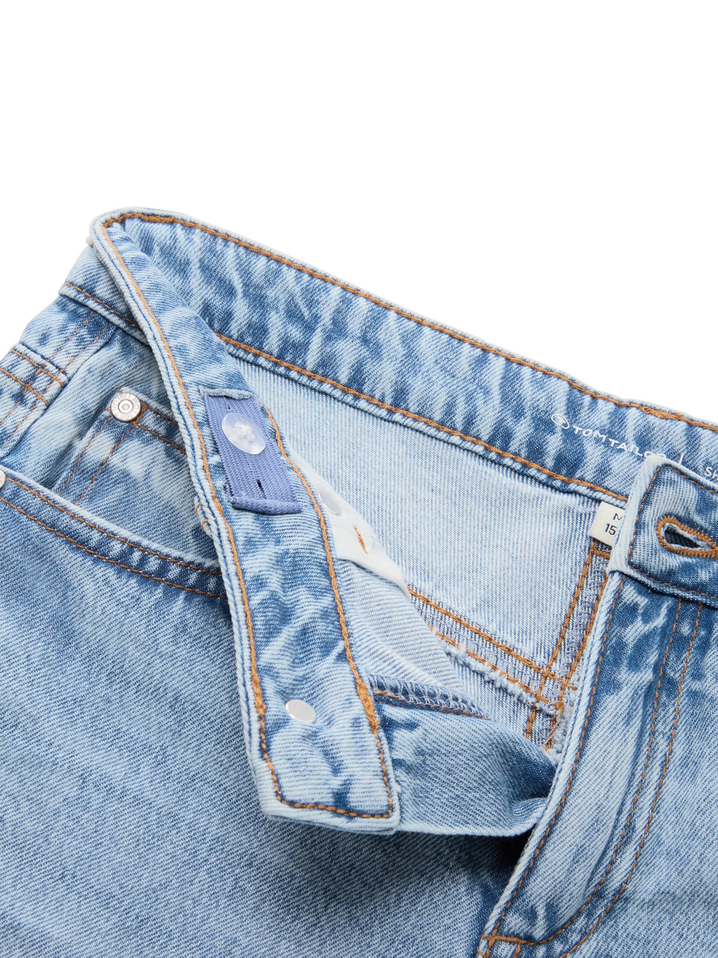 TOM TAILOR Loosefit Jeans in Blauw