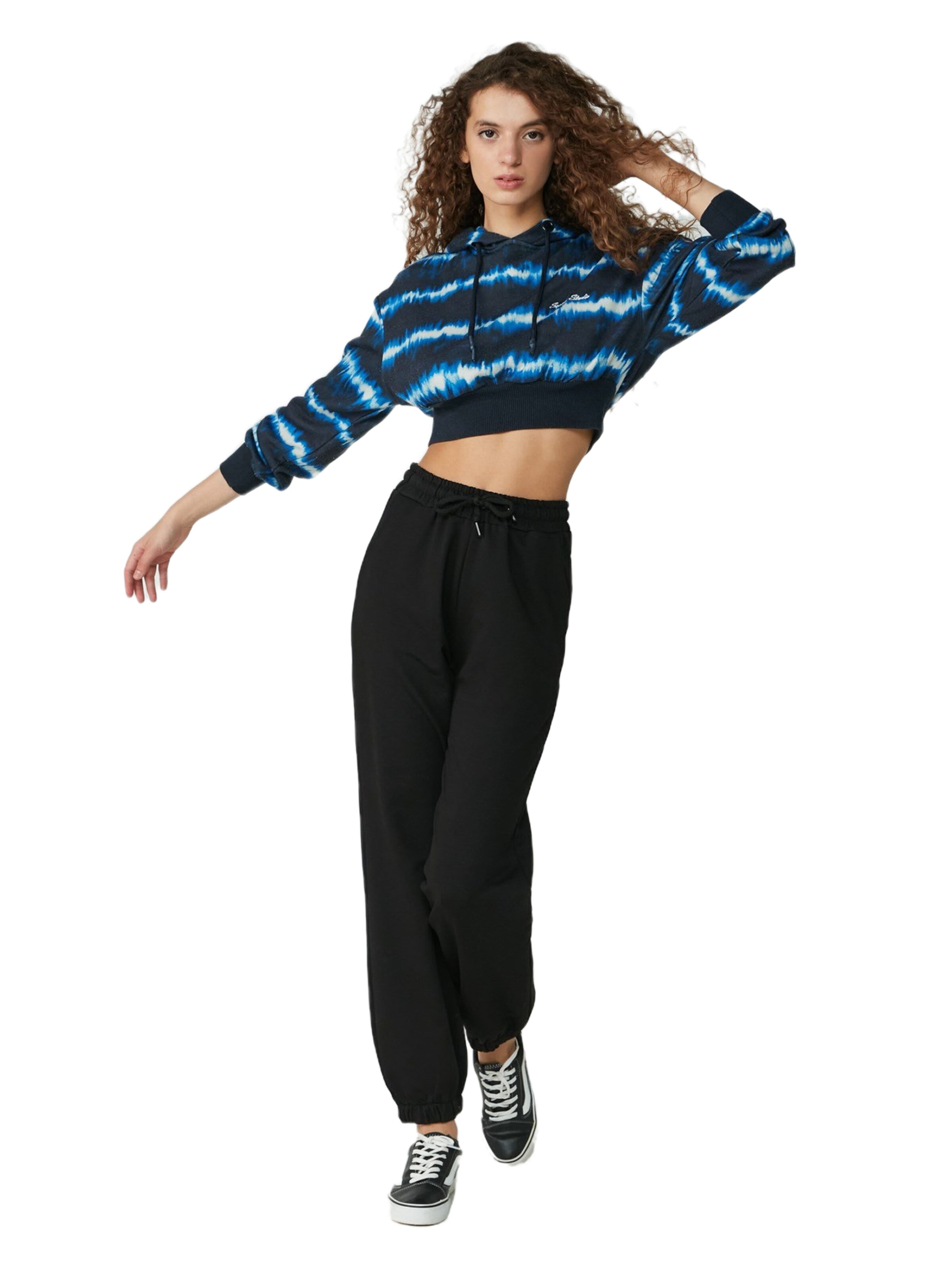 C&City Broek in Zwart: voorkant