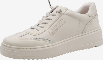 Baskets basses MARCO TOZZI en beige : devant