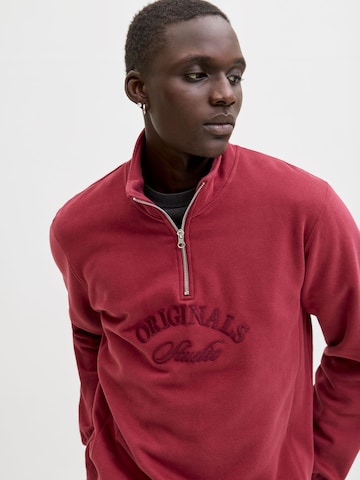 JACK & JONES Sweatshirt in Rot