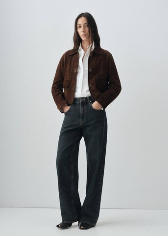 MANGO Jacke 'Sue' in Braun