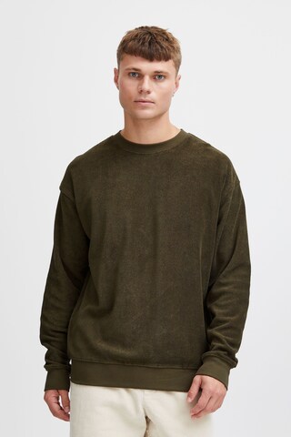 !Solid Sweater 'Haarvard' in Green: front