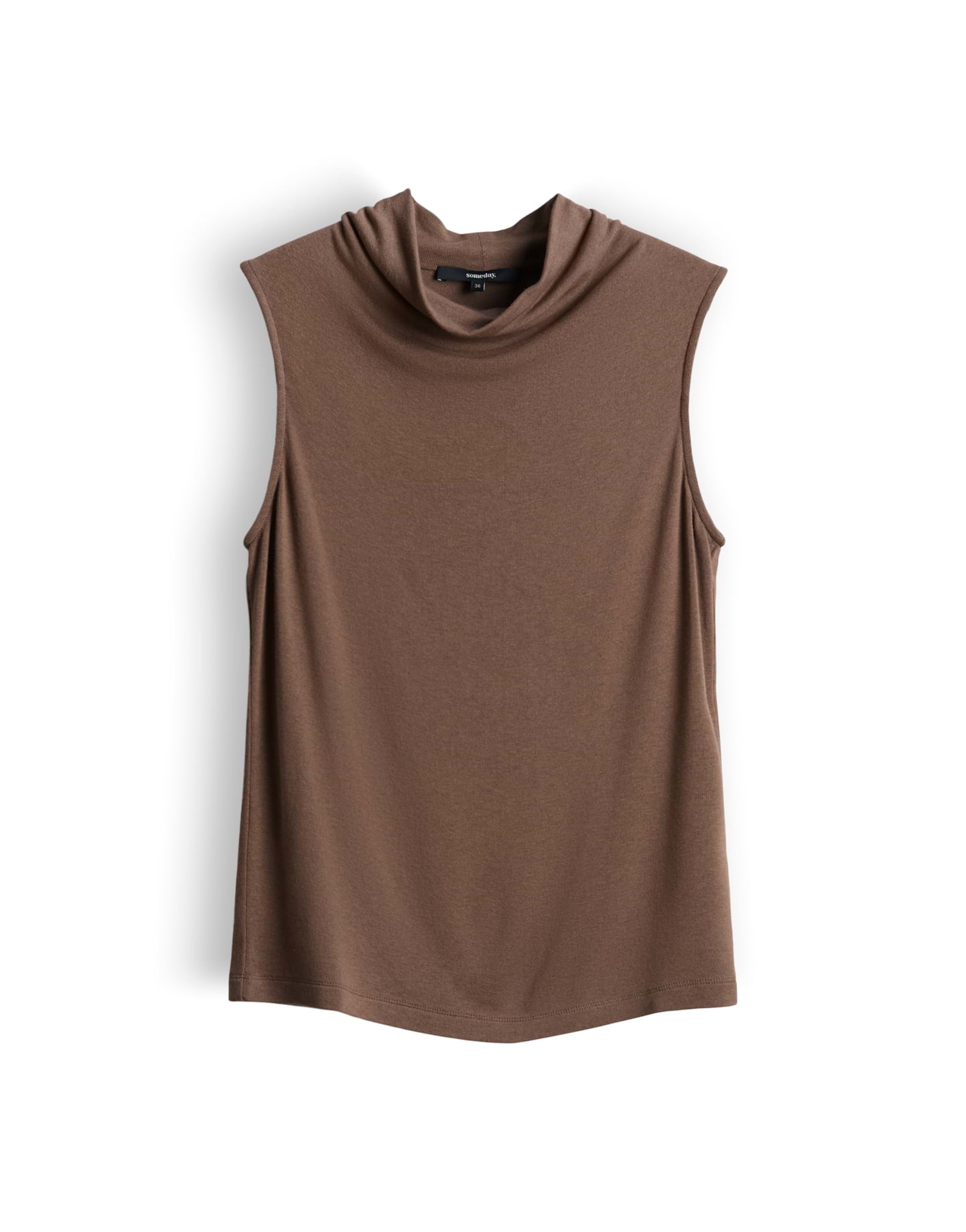 Someday Top 'Kanorie' in Brown: front