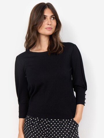 Pull-over 'Dollie 762' Soyaconcept en noir : devant