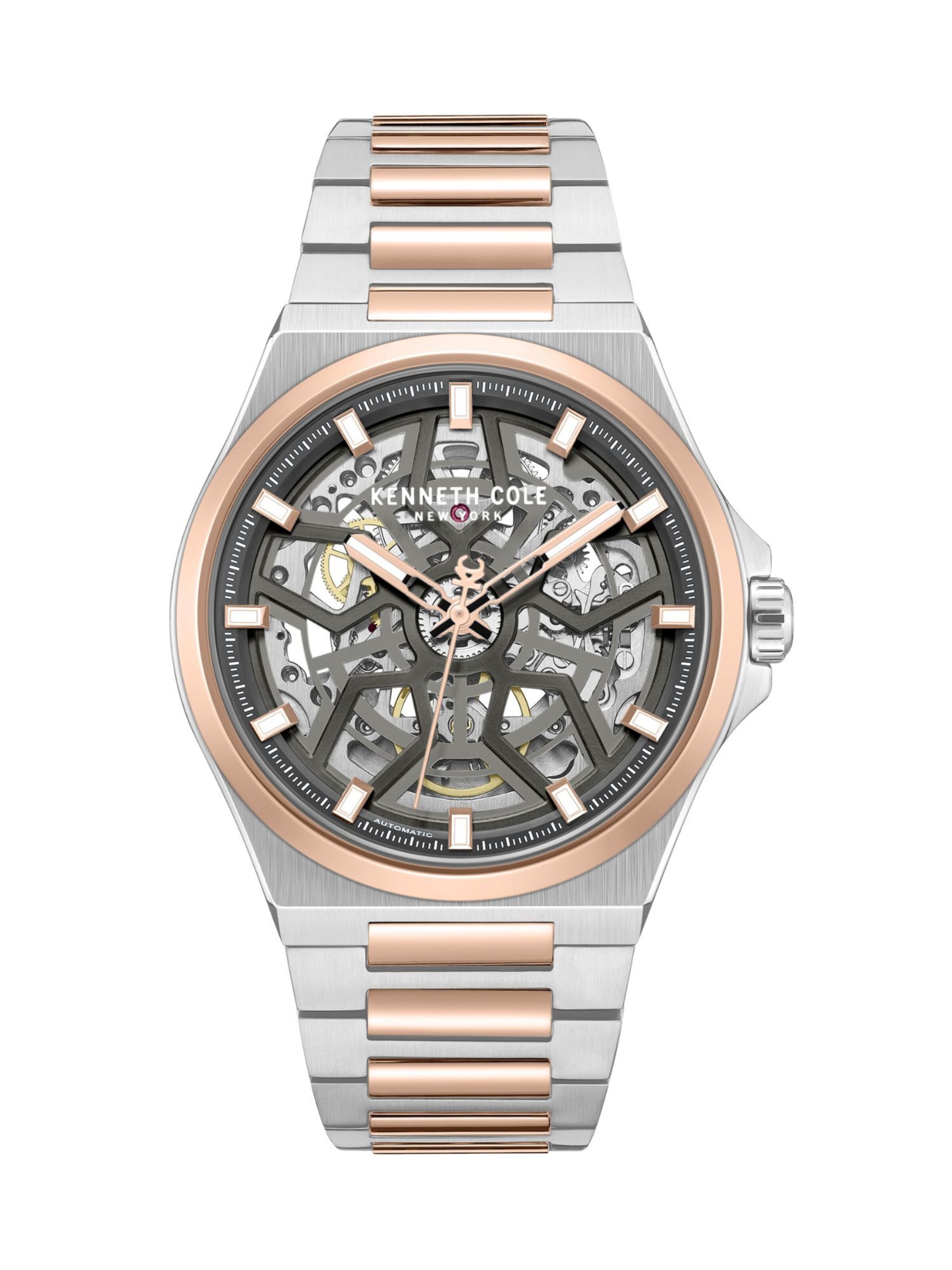 Kenneth Cole Analog Watch 'Glenville' in Silver: front