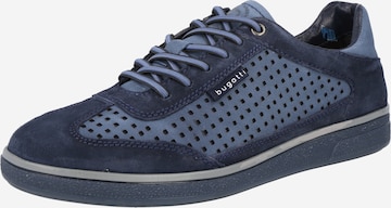 bugatti Athletic Lace-Up Shoes 'Carmelo' in Blue: front
