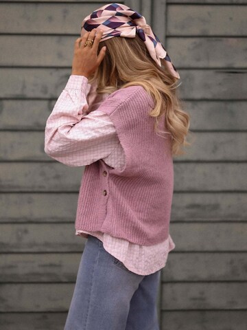 Gilet in maglia di SASSYCLASSY in rosa