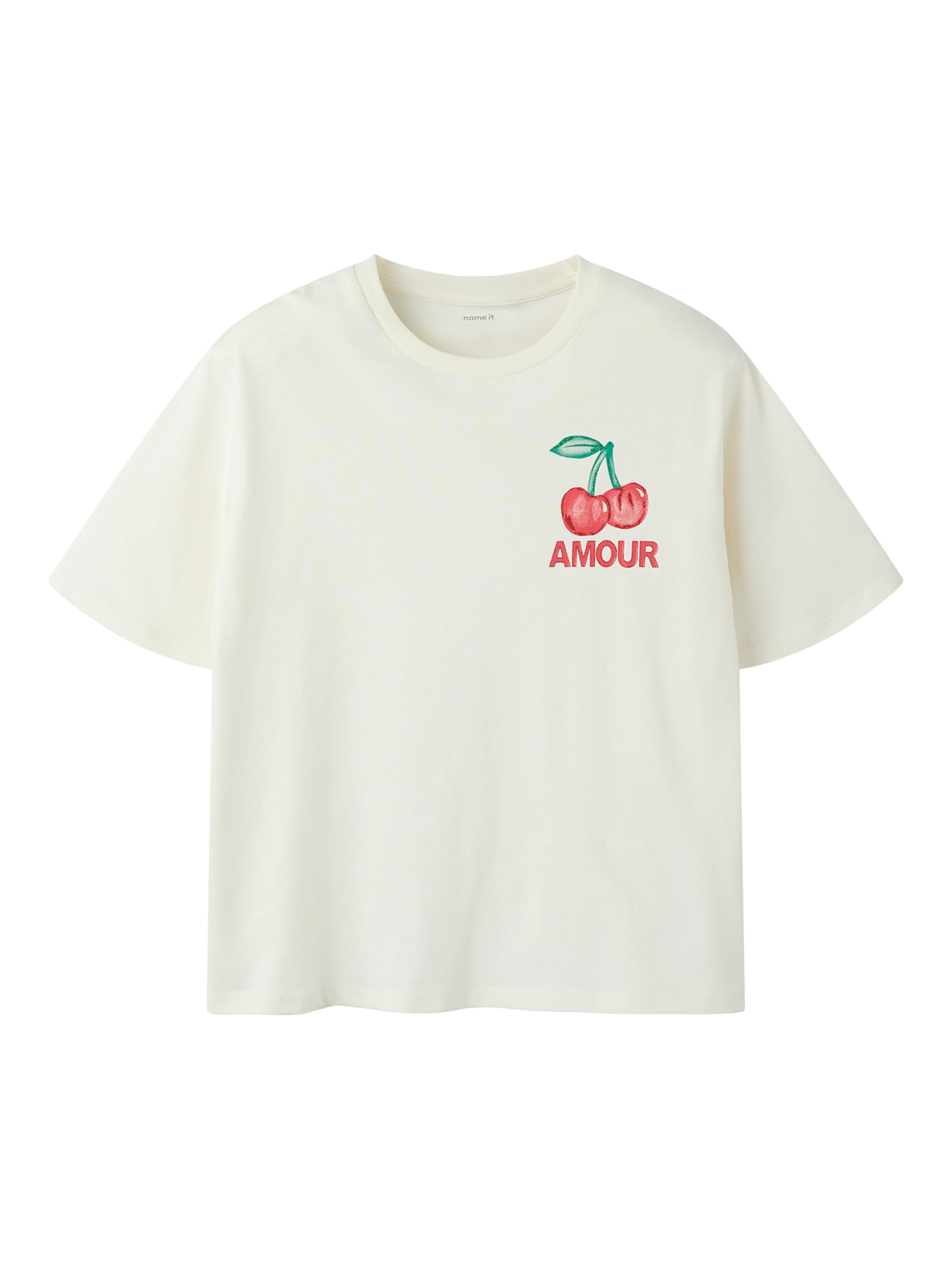 NAME IT - Camiseta 'NKFLEAIH' en blanco: frente