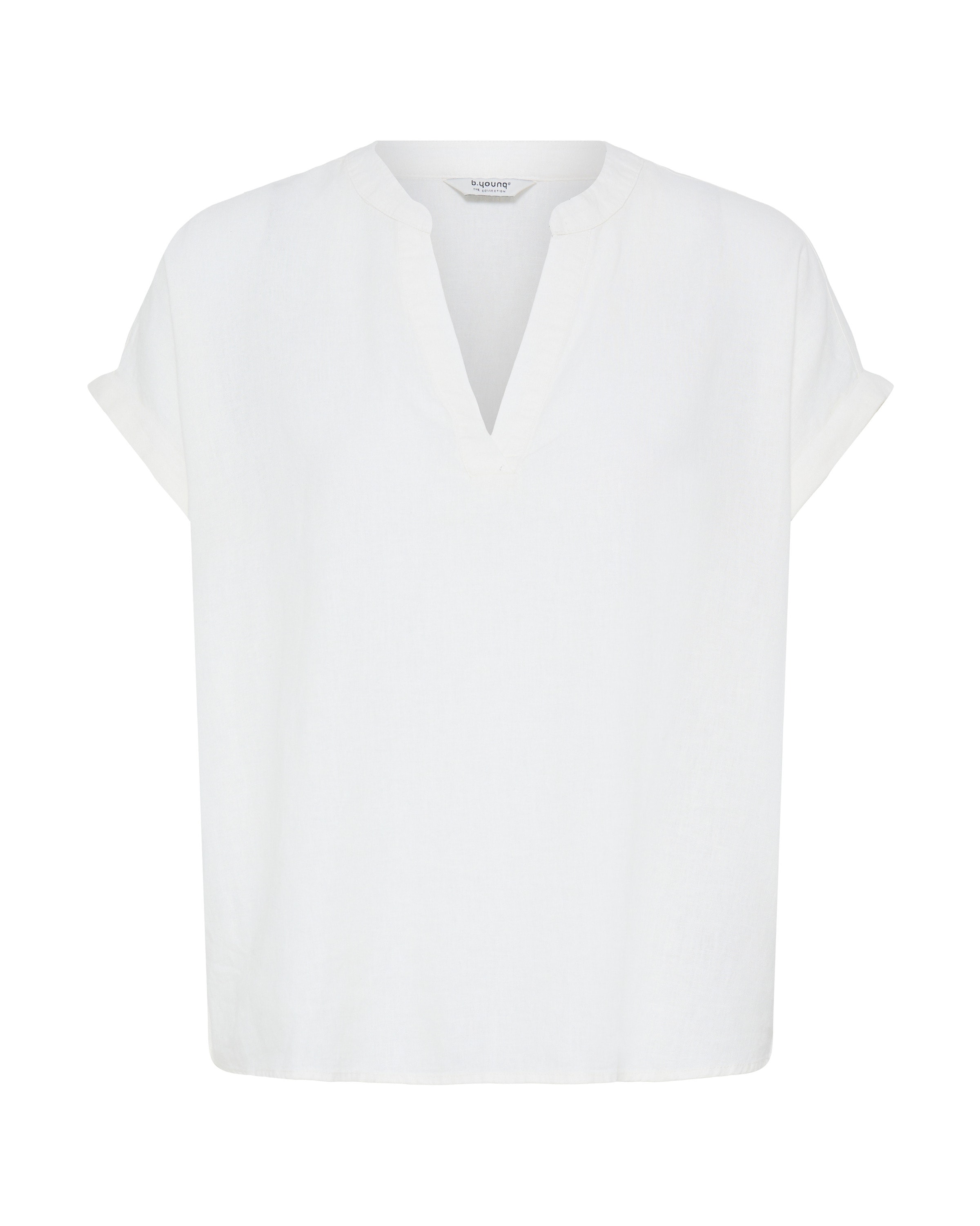 b.young - Blusa 'BYFALAKKA' em branco: frente