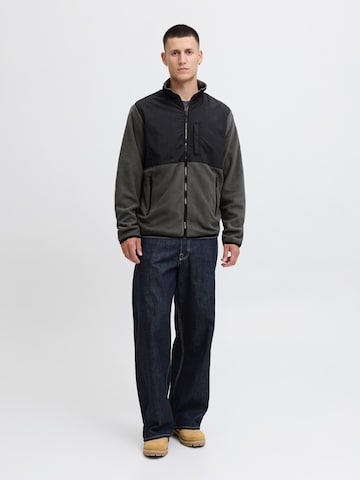 JACK & JONES Fleece Jacket 'JWHMARVIN' in Grey