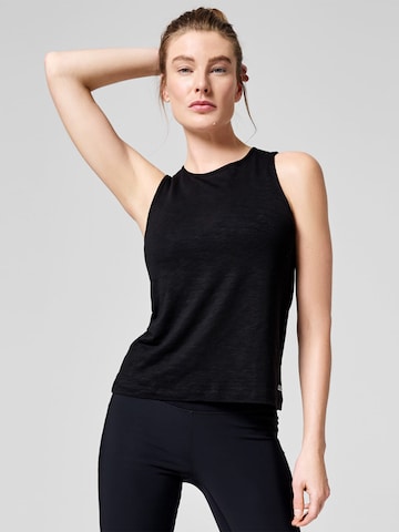 Casall Sports top 'Soft Texture Tank Top' in Black