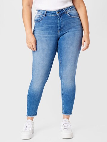 ONLY Carmakoma Skinny Jeans 'Willy' in Blue: front