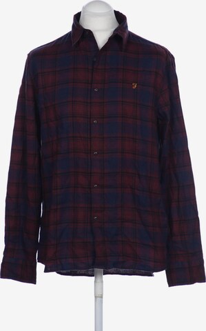 FARAH Button Up Shirt in L in Red: front