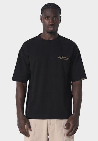Pas De Monaco Shirt 'Visor' in Black: front