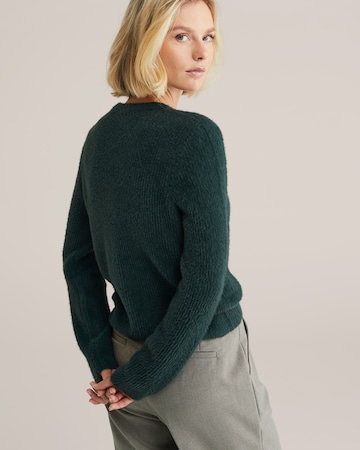WE Fashion Cardigan i grøn
