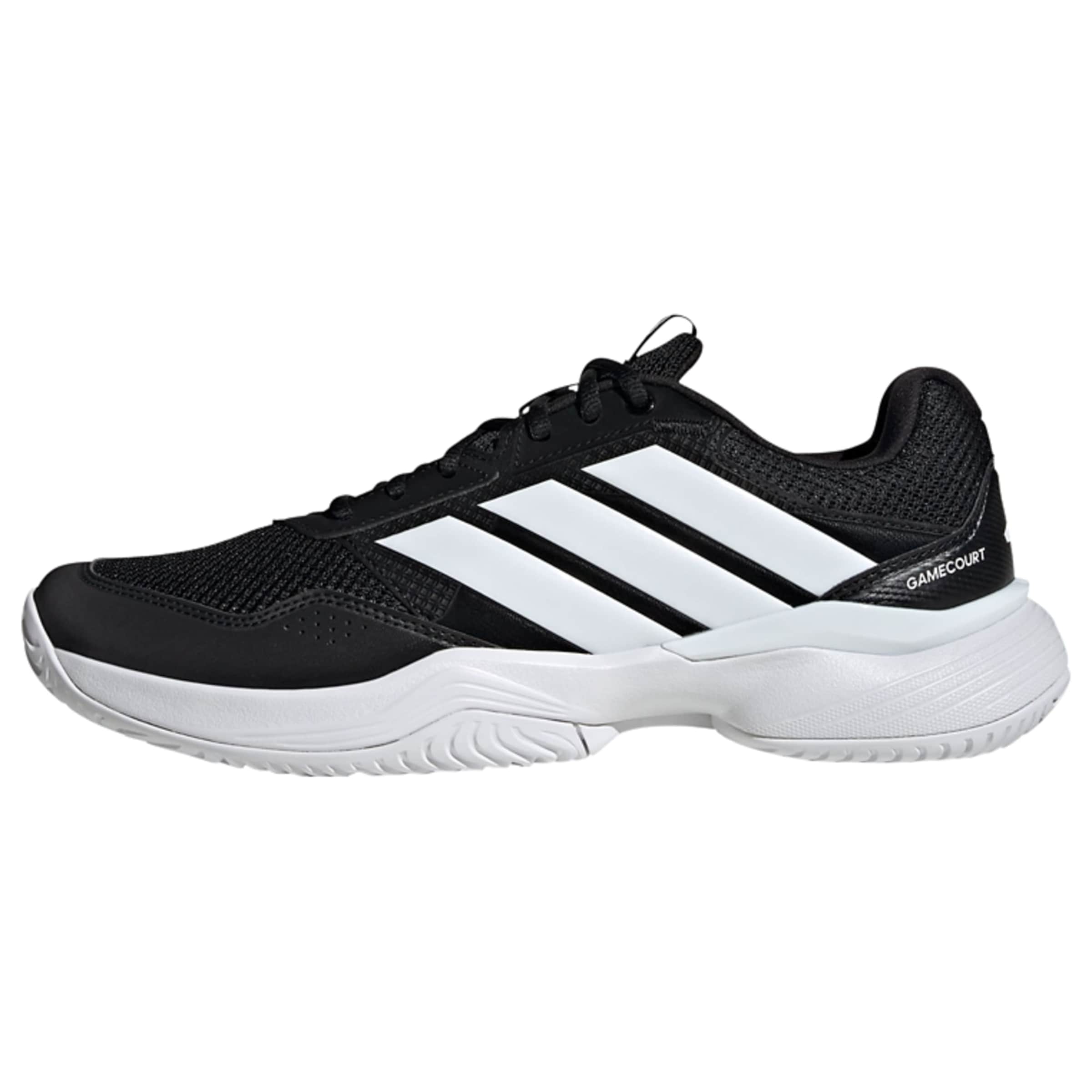 ADIDAS PERFORMANCE Chaussure de sport 'GameCourt 3' en 39-39,5 en noir / blanc, Vue avec produit