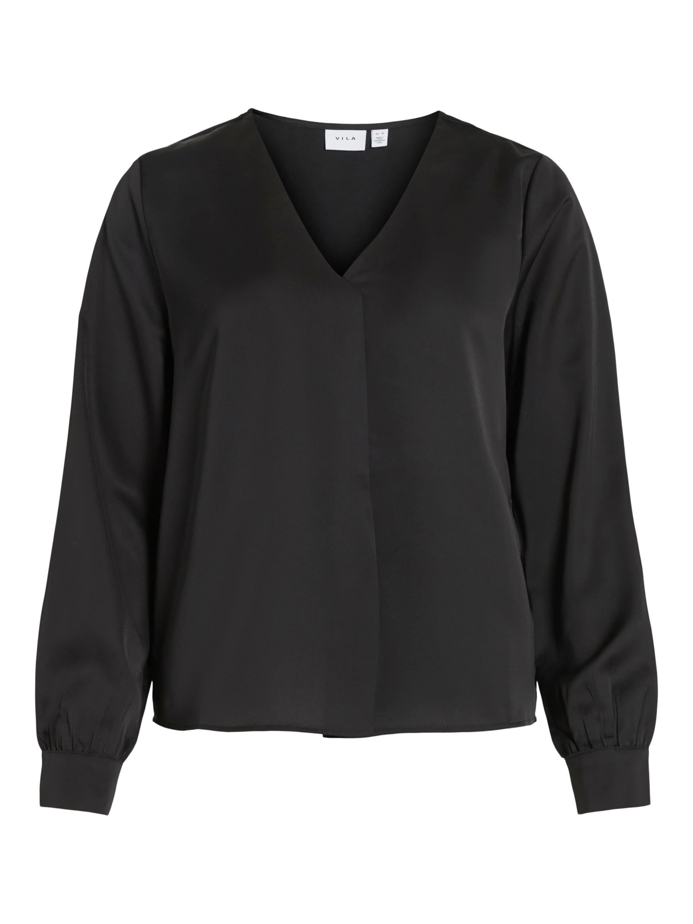 VILA Blouse in Black: front