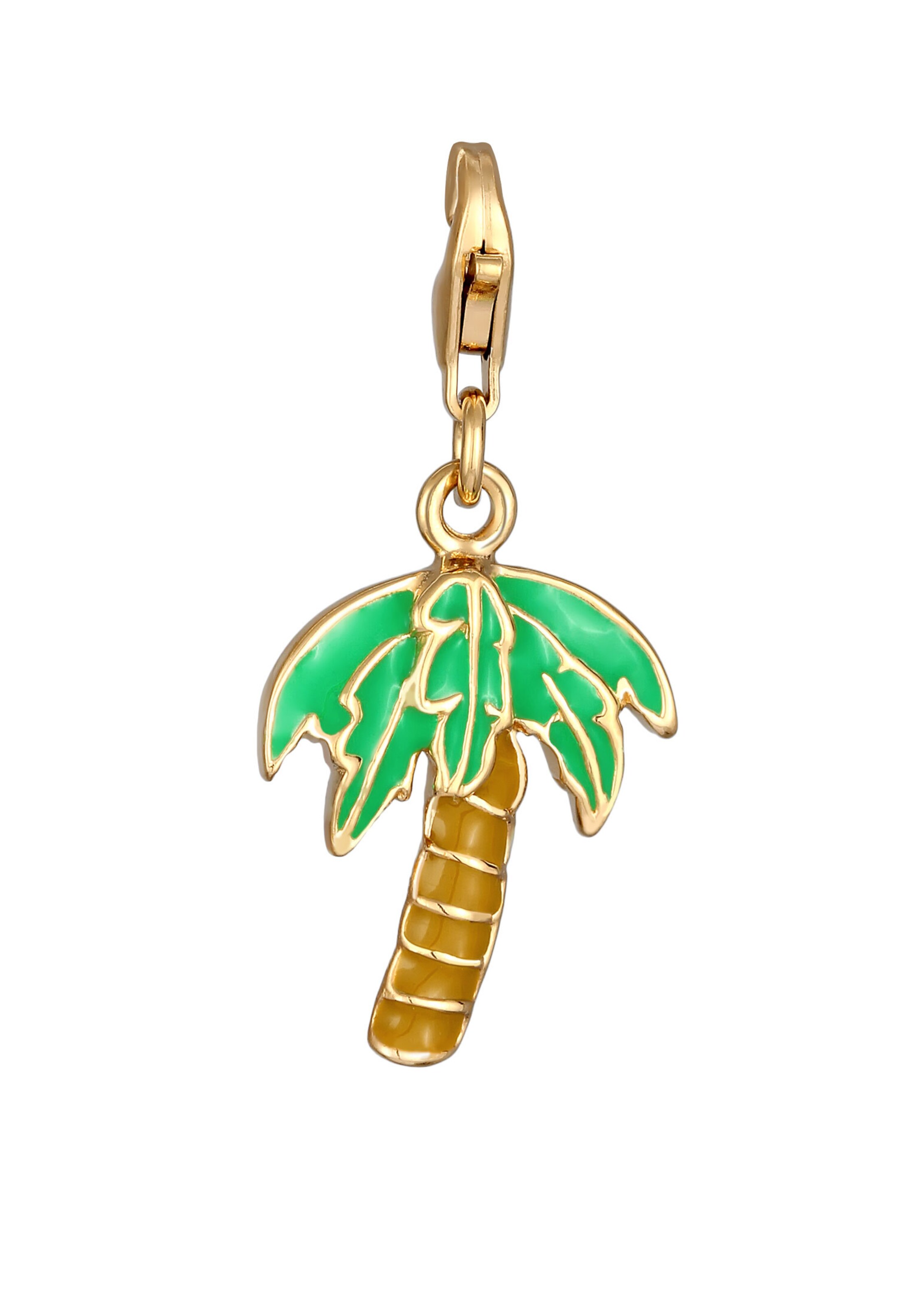Pendentif 'Palme' ELLI en or : devant