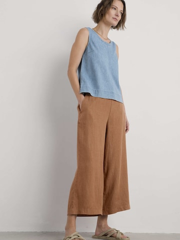 Seasalt Cornwall Wide Leg Bukser 'Merrivale' i brun