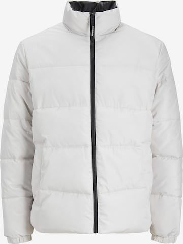 JACK & JONES Winter Jacket in Grey: front