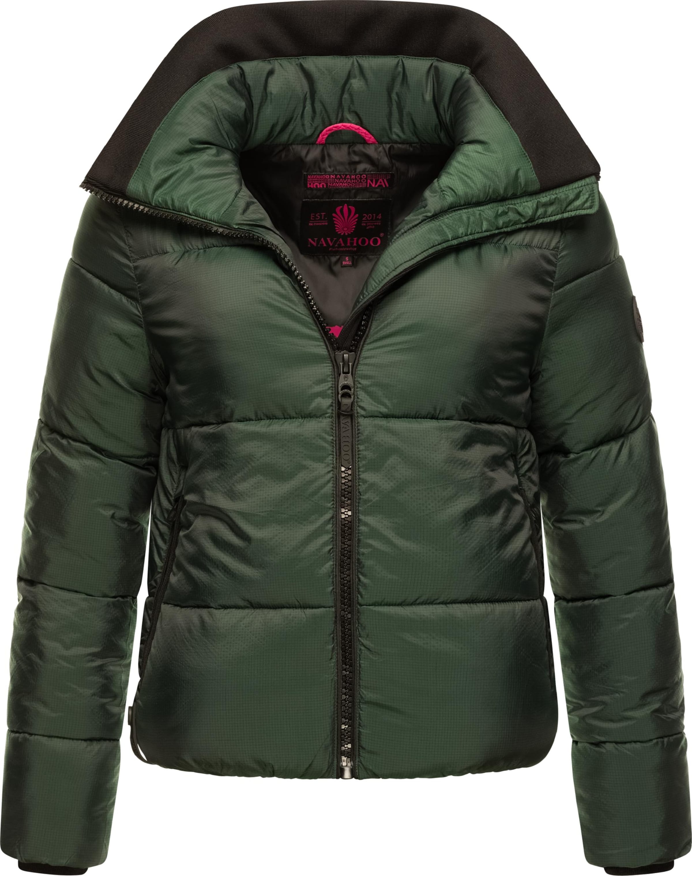 NAVAHOO Jacke 'Sternschnüppchen' in Grün: Vorderseite