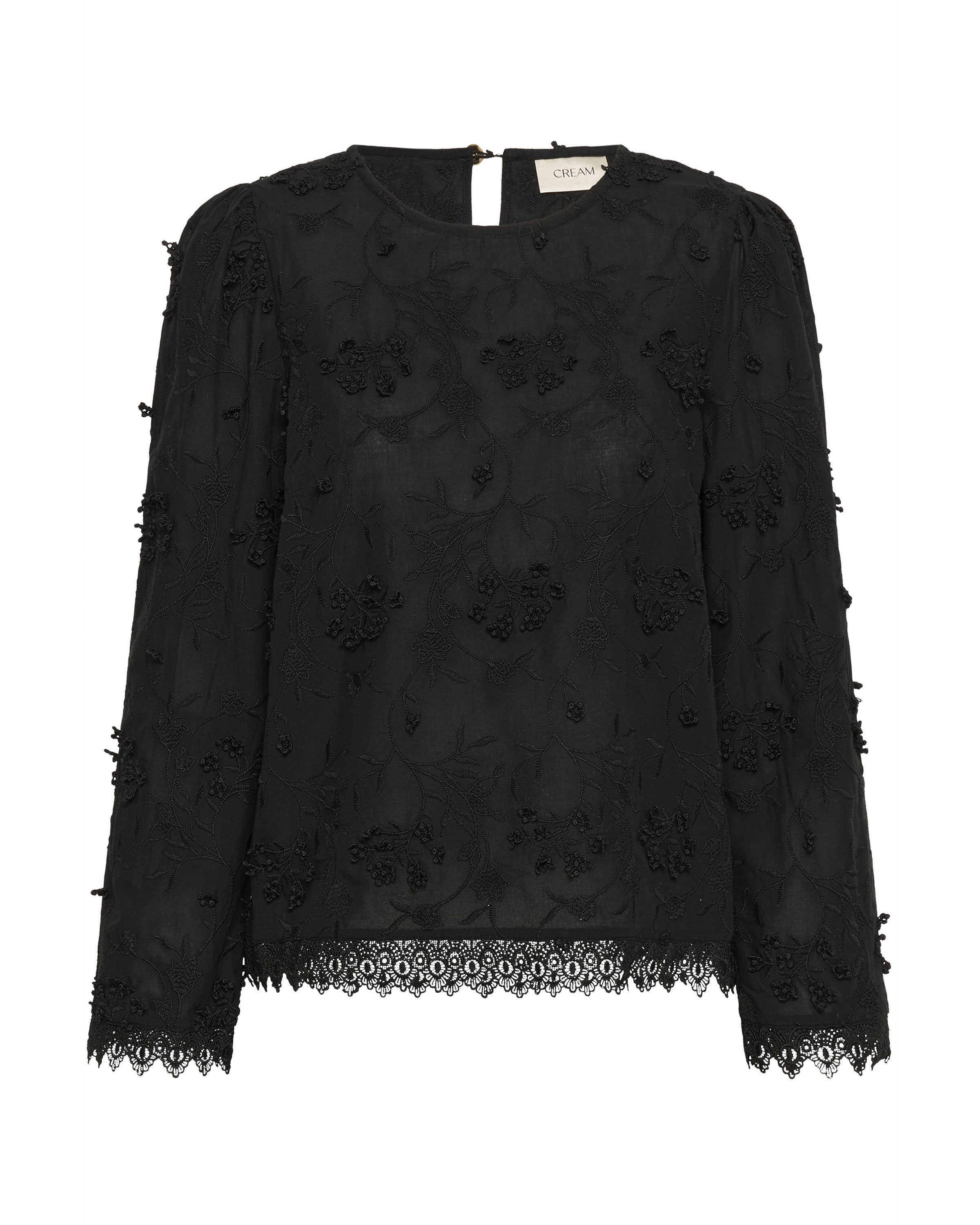 Cream Μπλούζα 'Hilda' σε μαύρο: μπροστά