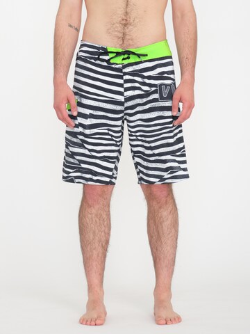 Volcom Swimming Trunks 'LIDO PRINT MOD 20 ' in Green: front