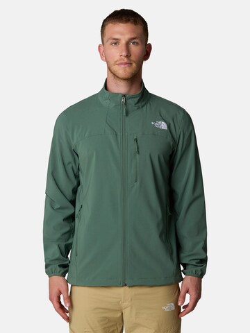Giacca funzionale 'NIMBLE' di THE NORTH FACE in verde: frontale