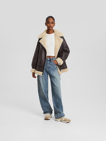 Bershka Between-Season Jacket in Brown