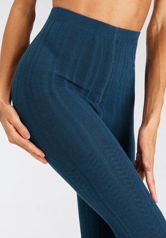 LASCANA Strumpfhose in Blau