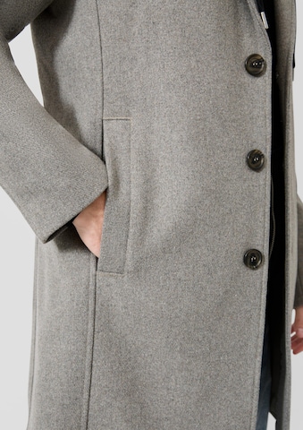 QS Between-Seasons Coat in Brown: side