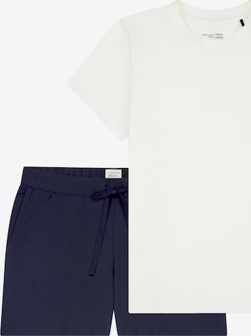SCHIESSER Pajama 'Mix & Relax' in Blue: front