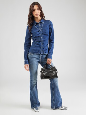 GUESS Bluse 'ALISHA' in Blau