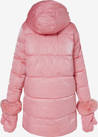 faina Zimný kabát - ružová