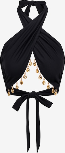 Moda Minx Bikini Top 'Hera Droplet' in schwarz, Produktansicht